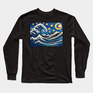 Gogh Wave Off Kanagawa Long Sleeve T-Shirt